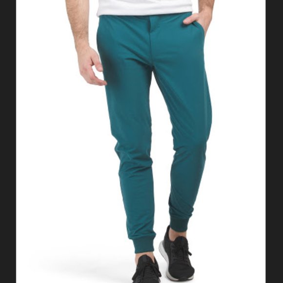 Greyson Montauk Jogger Golf Pants Mens 36 Garter Green - Picture 2 of 8